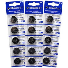 15 ECR2032 5004LC CR2032 DL2032 3 Volt Lithium Button Cell Battery USA US Ship