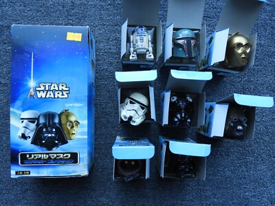 Star Wars Kühlschrankmagnete - SELTENE Kotobukiya Serie 1 - 8 Helme mit Einzelhandelsverpackung!!