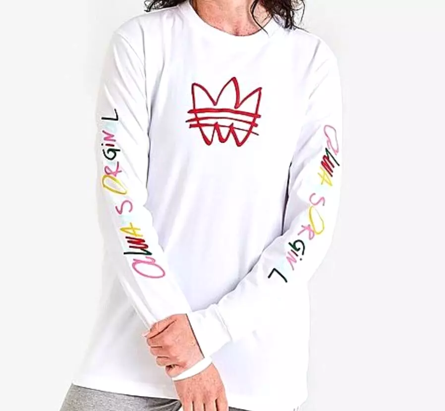 NEW ADIDAS ORIGINALS WOMENS ALWAYS OG TREFOIL LONG SLEEVE SHIRT~MEDIUM  ~#HN6339 | eBay | 