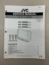 JVC AV-36950 36980 36985 Original Service Manual Free Shipping