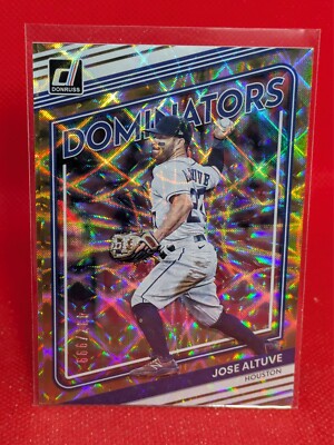 2022 Panini Donruss - Dominators Vector #D-7 Jose Altuve /999