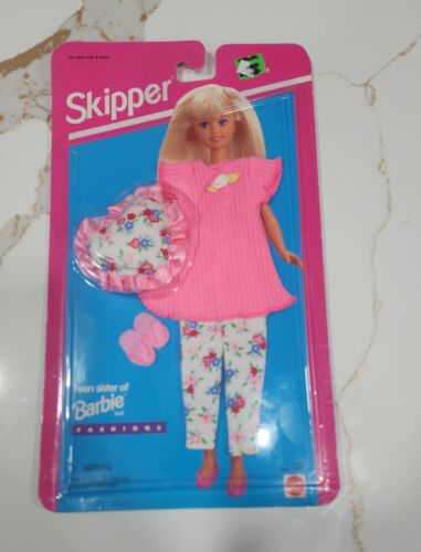 Vintage Mattel 1995 Skipper Teen sister of Barbie Pajamas Fashions #14384 NRFP! - Picture 1 of 2
