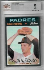 1971 Topps #448 Dave Roberts BVG 9 MINT