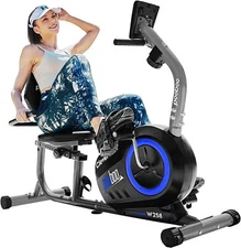 Indoor Recumbent Exercise Bike Fitness Bike Workout Bike Cardio Cycling Machine