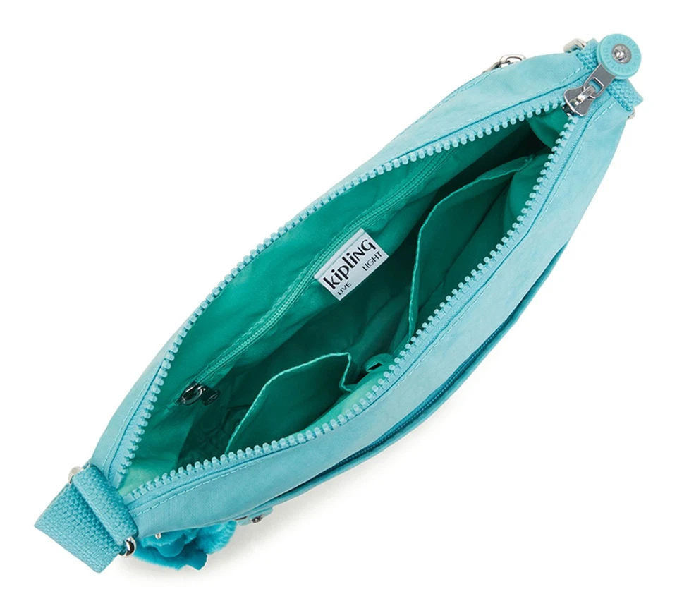 kipling Basic Eyes Wide Open Arto Shoulderbag Umhängetasche Tasche Deepest Aqua - Bild 4 von 4