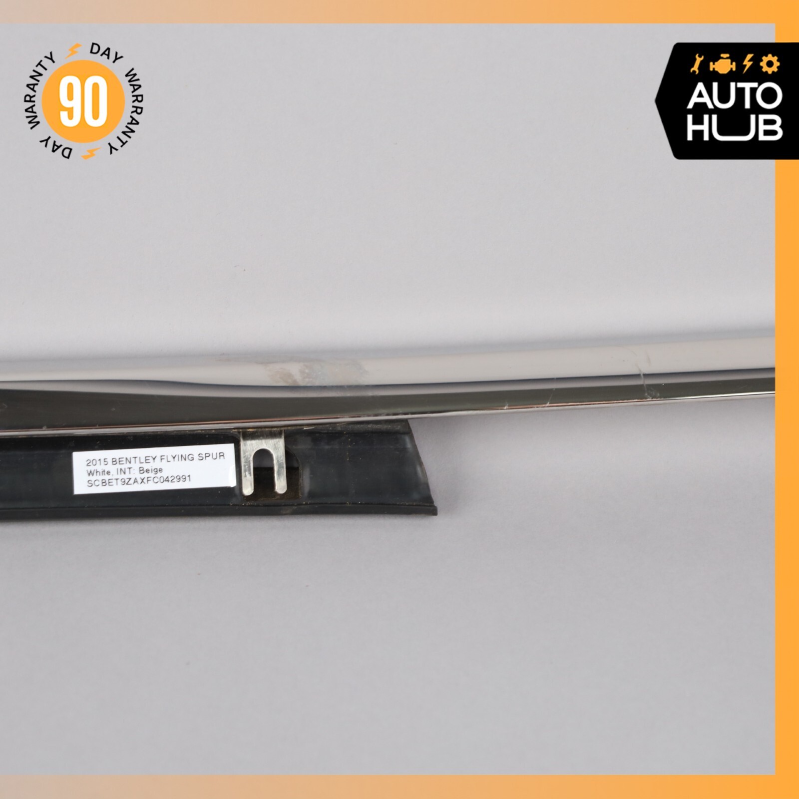 14-18 Bentley Flying Spur Exterior Door Trim Moulding Rear Left Side OEM 44k