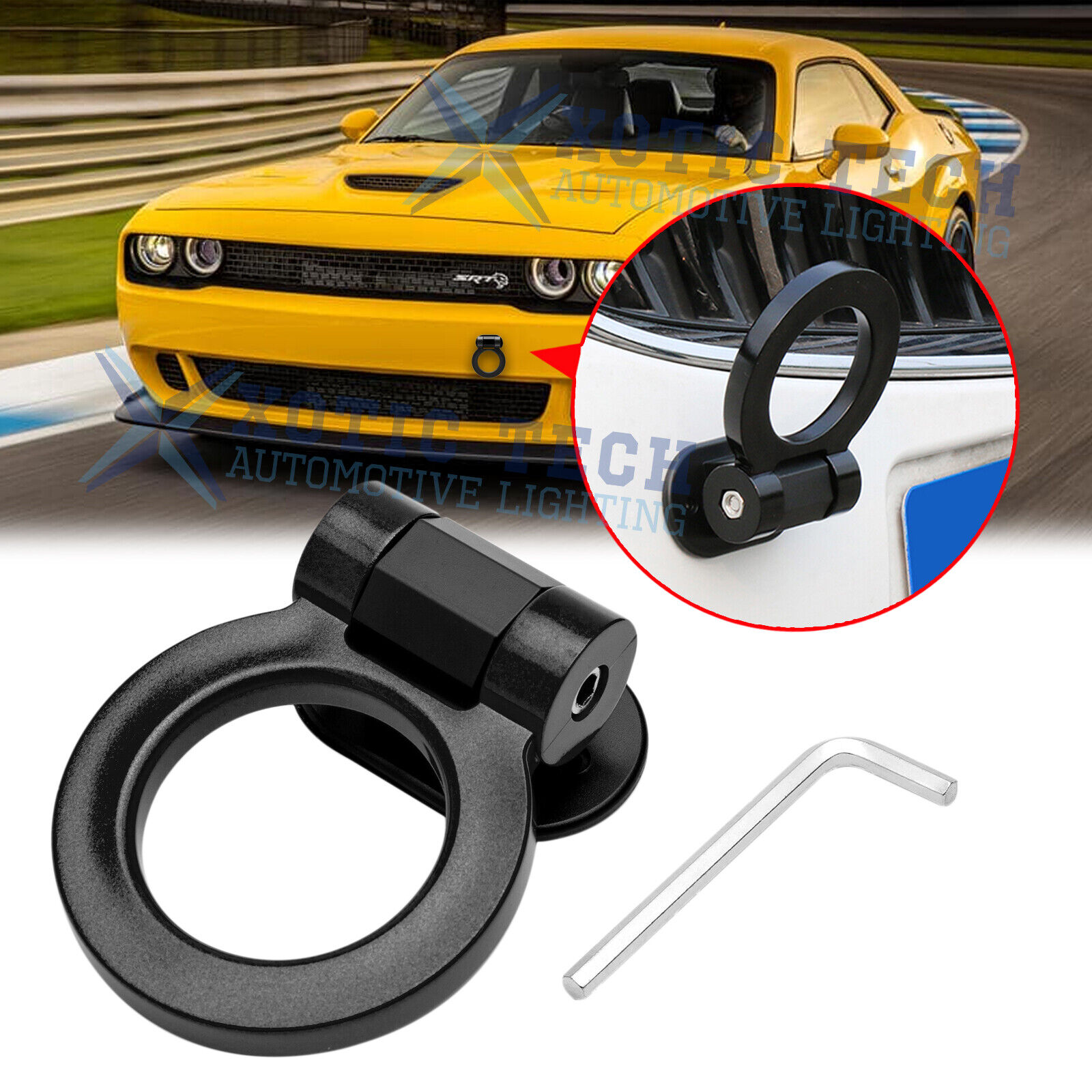 For Dodge Charger Challenger Multi-Colors JDM Decortive Rear Towing Hook Kit