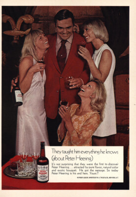 1973 Peter Heering: They Taught Him Everything Vintage Print Ad