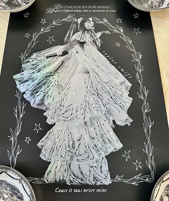 Taylor Swift Folklore Twirling Foil Lithograph The Holiday Collection Fast Ship