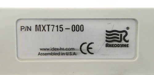 Rheodyne MXT715-000 6-Port UltraLife Switching Valve Reseller Lot of 2 Surplus - Afbeelding 8 van 8