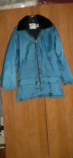Women's Ski Winter Jacket By Dynamic Outwear Size L With Hoodie Color Blue