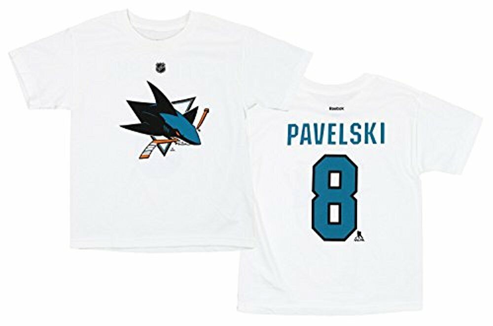 Reebok, Shirts & Tops, Reebok San Jose Sharks Joe Pavelski 8 Nhl Youth  Home Hockey Jersey Size Sm