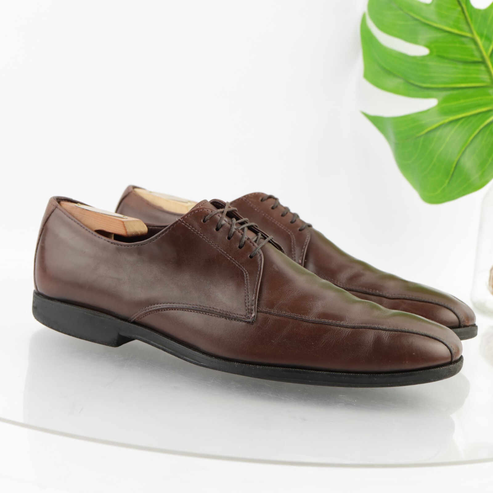 SAOLA Scarpe eleganti retrò da uomo Allen Edmonds Santa Monica Oxford taglia 11 5 D marrone scuro
