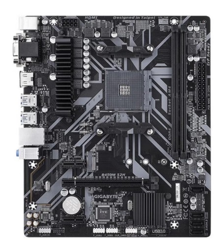 Gigabyte B450M-S2H B450M GAMING AM4 support AMD R7 5600g3700x Motherboard - Picture 3 of 5