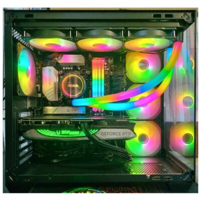 AMD RYZEN 7 9800X3D Gaming PC - NVIDIA RTX 4090 - 128GB DDR5 RAM - 2TB SSD