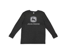 LP75809 - John Deere Youth Boys Long Sleeve Crew Tee Small
