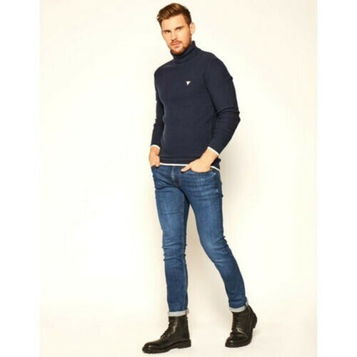 GUESS Jersey Sweater Pullover Man Turtleneck Winter Polo Neck M0BR56Z2PN0 - Picture 5 of 10