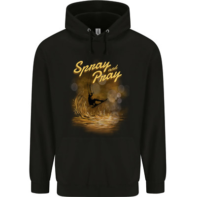 Kitesurfing Spray And Pray Herren Kapuzenpullover
