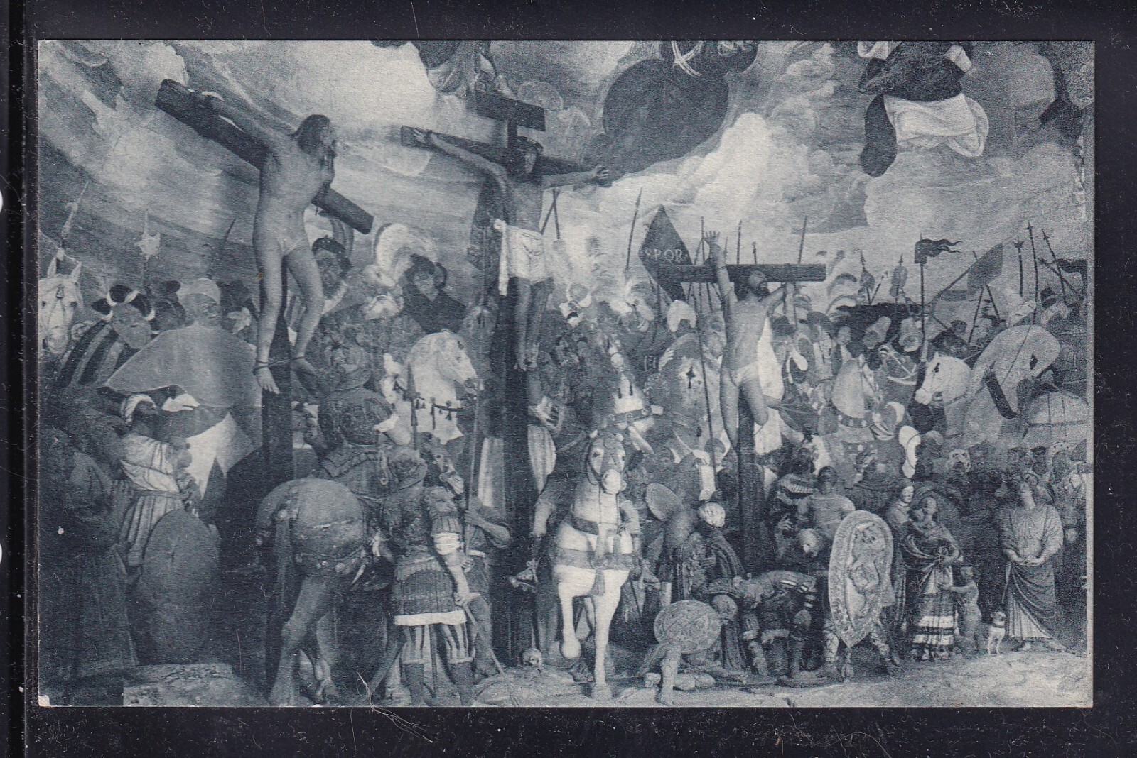 Cartolina in Valsesia Sacro Monte di Varallo Cappella XXXVIII Gesù Croce AB1498