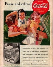 Coca Cola Original Vintage Print Ad