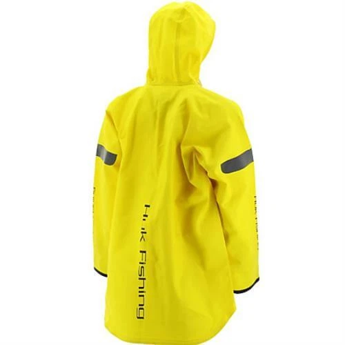 HUK Performance Fishing PVC Foul Weather Jacket XL Yellow