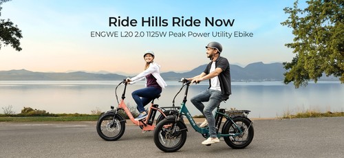 ๐ฅ750W Folding E-bike 20" Electric Bikes 68Miles Range ENGWE L20 2.0 E-City bike - Picture 4 of 21