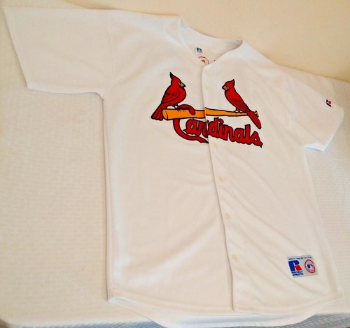 JIM EDMONDS Autographed Signed Jersey Baseball XL Cardinals Russell JSA White - Picture 3 of 3