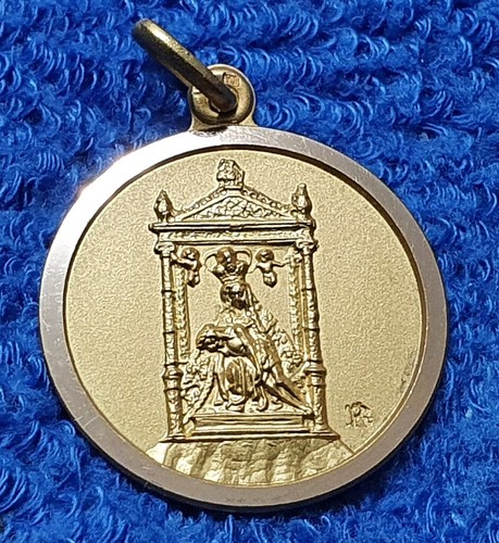 Pendentif Garde-Photos Or Jaune 18 Carats 4,80g - Message "J'ai Dit" - Espagne