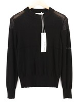 Richmond X Damen Pullover S Wolle Strick LangäRmlig Durchsichtig Stretch Top