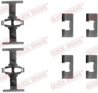 1X Quick Brake 109-1092 ZubehöRsatz Scheibenbremsbelag FüR Rover MG Honda