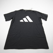 adidas Aeroready Short Sleeve Shirt Men's Black New with Tags Multiple Sizes