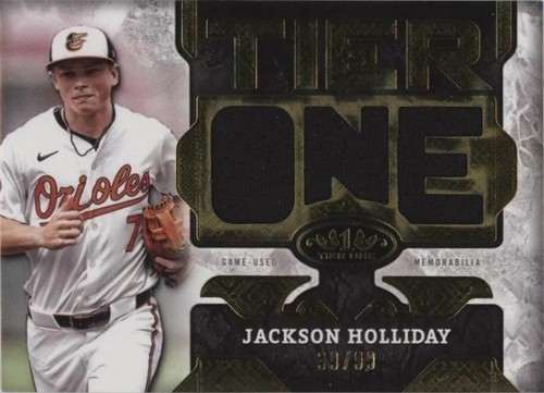 2025 Topps Tier One Jackson Holliday #BA-JH Auto 06/49 | eBay
