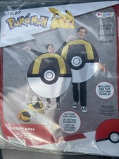 Pokemon Ultra Ball Halloween Child 8+Costume One Size Fits 4' 4"- 6'1" Pops Open