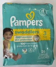 Pampers Swaddlers Diapers - Size 3, 16-28 Lb-26 Count