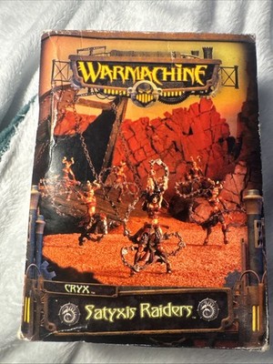 Warmachine Cryx Satyxis Raiders Metal Unit Box Set Unassembled Complete