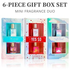 6-Piece Set, Women's Eau De Parfuma Spray Gift Box, Long Lasting Fragrance, 6 Di