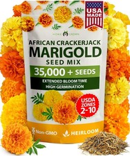 Crackerjack Marigold Seeds | 4 oz / 35,000 Flower Seeds Planting Outdoor | La... 118.48 per gallon