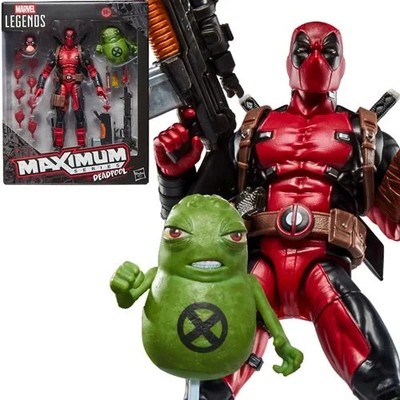 Hasbro Marvel Legends Maximum Series Deadpool Action Figure with Doop In Hand