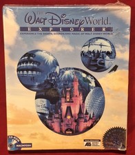 New Walt Disney World Explorer 25th Anniversary Big Box PC CD-ROM 1996