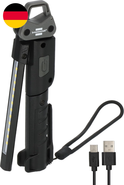 Brennenstuhl Akku Led Handllampe Hl 400 Ac/Led Werkstattlampe Mit Integriertem A-image