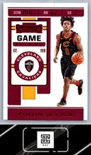 2019-20 Panini Contenders #19 Collin Sexton Game Ticket Red
