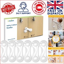 Nontoxic Baby Locks for Cabinets & Fridges - Easy to Use, Damage-Free Removal