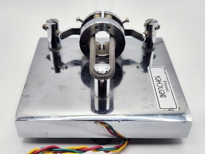 Bencher BY-2 Chrome Morse Code Iambic Paddle Key CW Pad Amateur