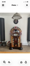 Sound Leisure Nostalgia Freestanding CD Jukebox, Wood Cabinet, Multi-Colour