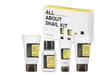 COSRX All about Snail Mucin Korean Skin Care Set, Mini Travel Essentials, Travel