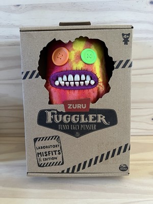 Zuru Fuggler Teeth Laboratory Misfits Sasquoosh Plush Orange Tie Dye NEW