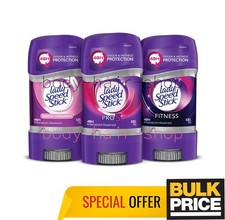 Lady Speed Stick Gel Deodorant Mixed Lot Fresh Assorted Anti-White Marks 3 x 65g