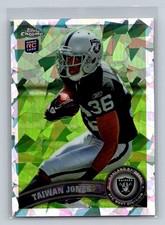 2011 Topps Chrome Taiwan Jones #61 Crystal Atomic Refractor #089/139 Rookie Card. rookie card picture