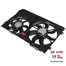 Car Dual Radiator Condenser Cooling Fan Assembly 1K0959455N