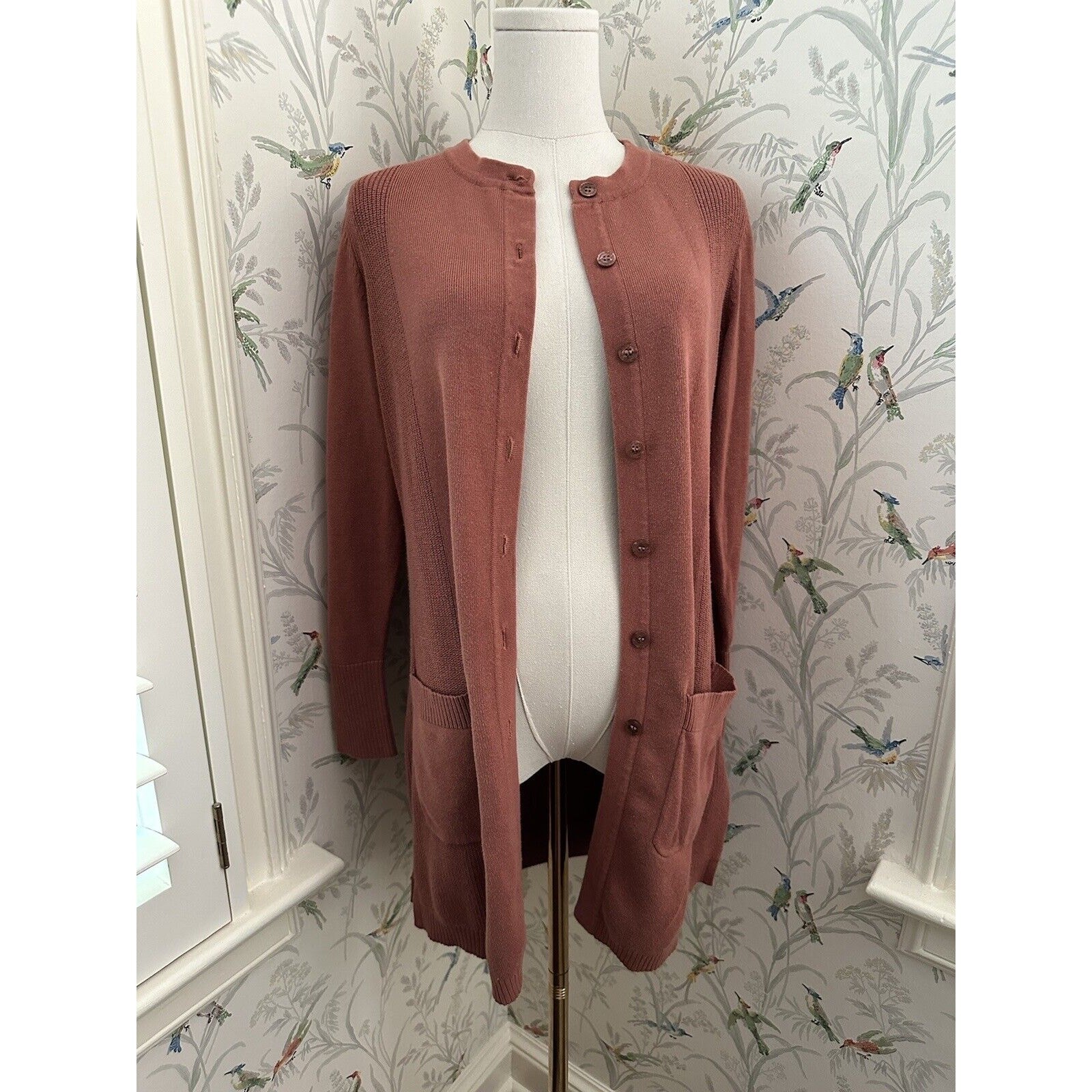 Isaac Mizrahi Live! Long Button Front Cardigan Sw… - image 1